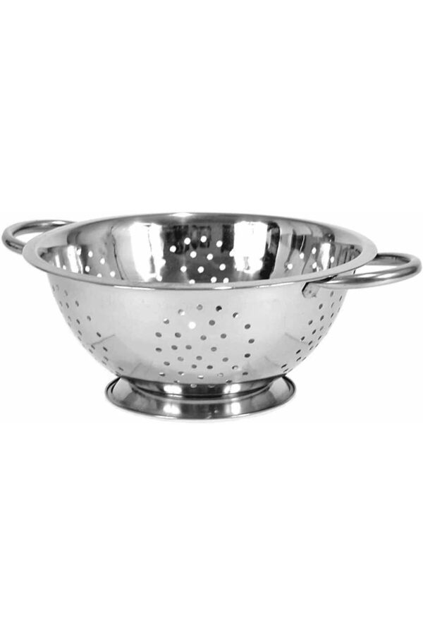 Modashi̇ne Paslanmaz Çeli̇k Makarna Süzgeci̇, Salata Süzgeci̇ - 30 Cm Çap, Çok Renkli̇ Modascope 1014773