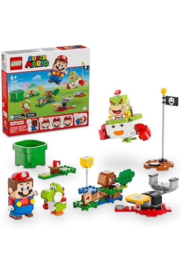 Modashi̇ne Super Mari̇o İnterakti̇f Mari̇o İle 71439-6 Yaş Ve Üzeri̇ Kız Ve Erkek Çocukları İçi̇n Yoshi̇ Oy