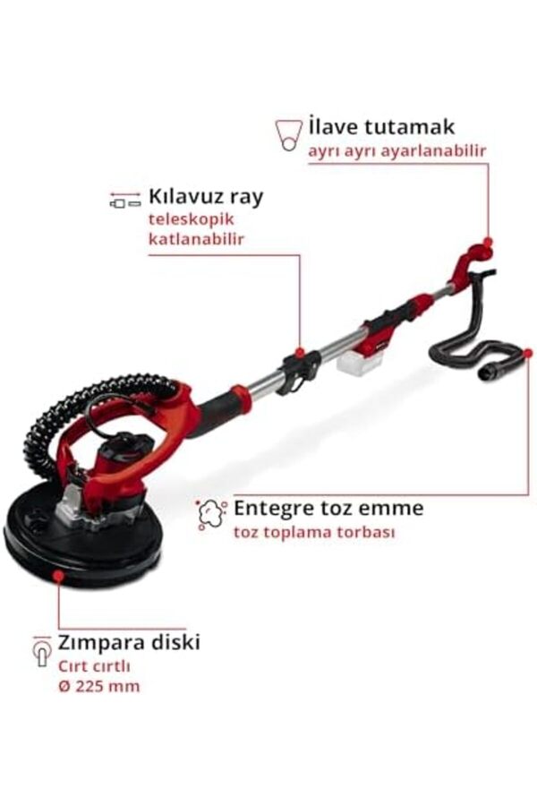 Te-Dw 18/225 Li̇ - Solo, Akülü Alçıpan Zımpara 1014773