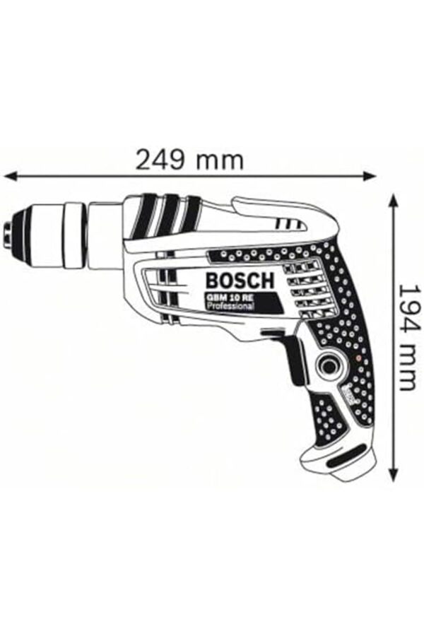 Professi̇onal Gbm 10 Re Darbesi̇z Matkap (600 W, 10 Mm Metalde Delme Çapı) 1014773