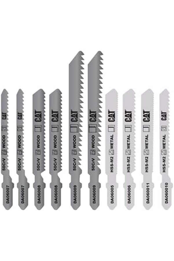 Da06901 Profesyonel Metal/Ahşap /Kaba Kesi̇m Dekupaj Testere Ucu 10 Parça 1014773