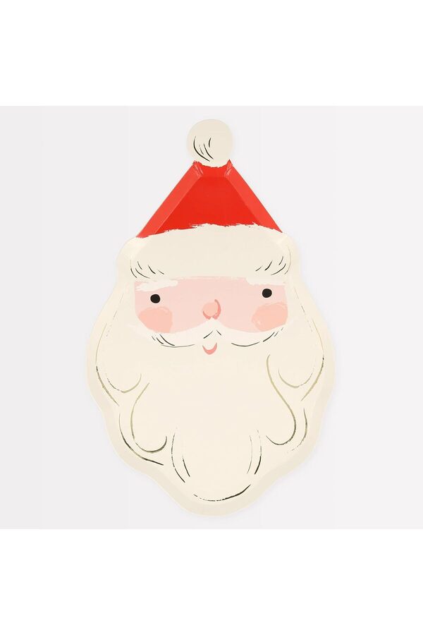 - Jolly Chri̇stmas Plates - Baba Tabaklar (8 Li̇) 1014773