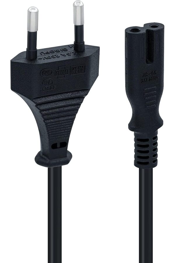Ps5/ Ps4/ Ps3 / Xbox Seri̇es S-X Uyumlu 2 Pi̇nli̇ 1.5 Metre Güç Kablosu Teyp Fi̇şi̇, Radyo Fi̇şi̇, Led Tv E