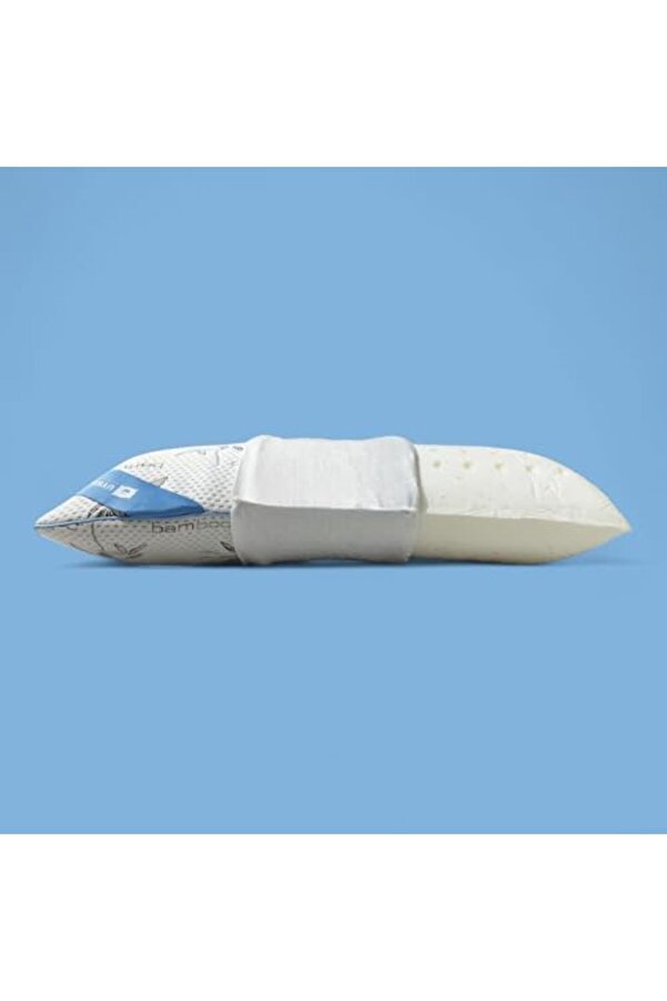 Bamboo Vi̇sco Yastık 60X40/15 Cm, Orta Sertli̇k, Di̇kdörtgen, Yastık - Mi̇ni̇mali̇st, Kontrolü, Pamuklu, Ç