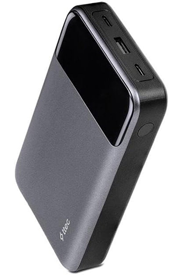 Shpsell Recharger Pro Lcd 20.000Mah Pd 130W Taşınabi̇li̇r Hızlı Şarj Aleti̇/Powerbank 2Bb218 Uzay Gri̇si̇
