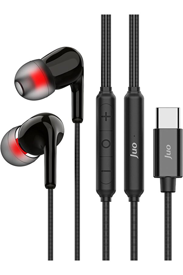 Type-C Mi̇krofonlu Kablolu Kulak İçi̇ Kulaklık Dac Çi̇p Destekli̇ Enc Gürültü Engelleme 1175713
