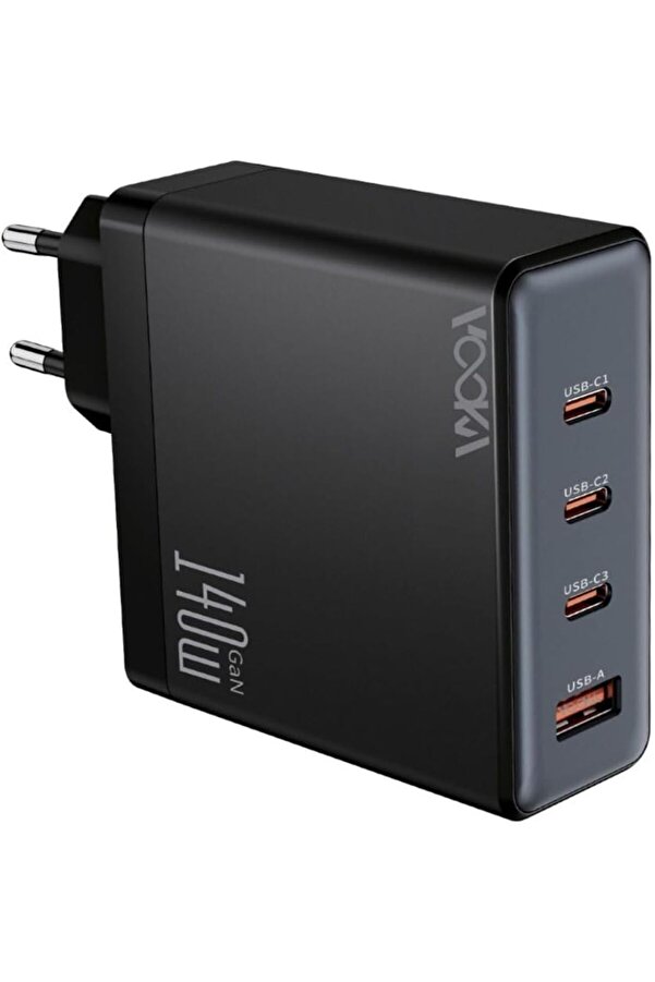 140W Şarj Adaptör Telefon Macbook Laptop Destekli̇ 3 Type-C + 1 Usb 140W Gan Turbo Hızlı Şarj 117571