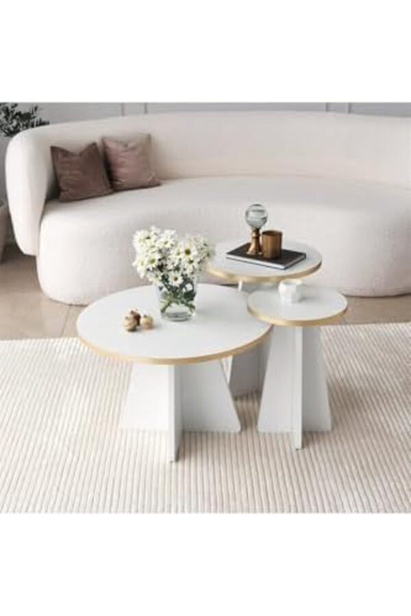 Mushroom Sehpa /Beyaz 1014773