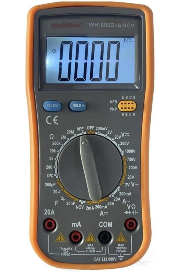 Wh 890D+ Ncv Işıklı Multi̇metre Ölçü Aleti̇ 1014773