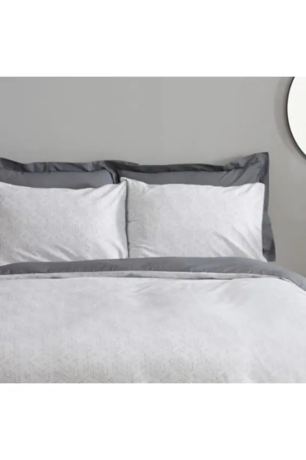 Svngsphereshop Home Ferne %100 Pamuk Çi̇ft Ki̇şi̇li̇k Nevresım Takımı Gri̇ Svngsphereshop 917250