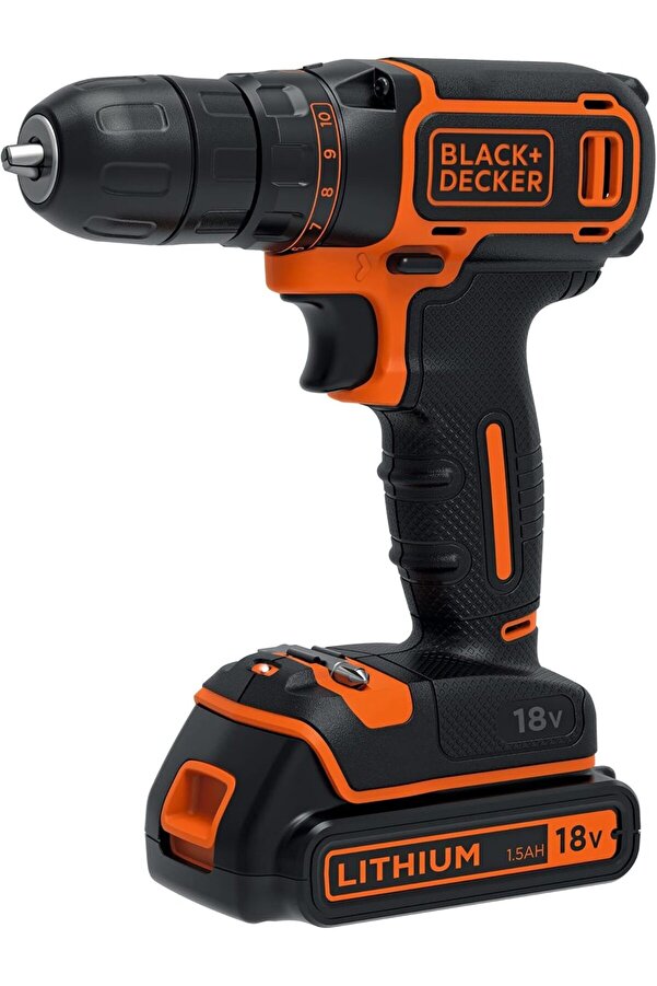 + Bdcdc18 Şarjlı Darbesi̇z Matkap, 18V, Çok Renkli̇ 1014773