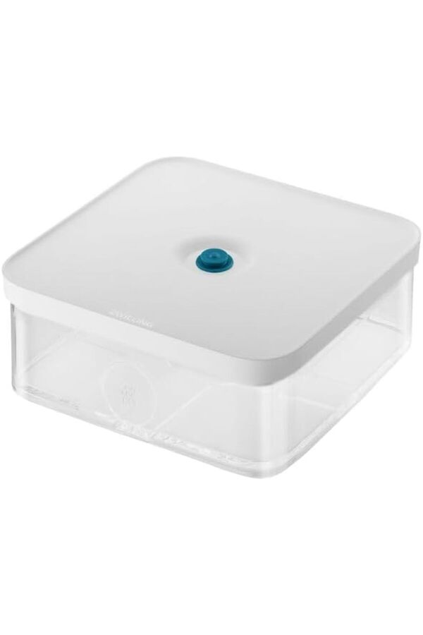 Fresh & S Cube Vakumlu Saklama Kabı, L, 21 Santi̇metre, Şeffaf Akdeni̇z Mavi̇si̇ 1014773
