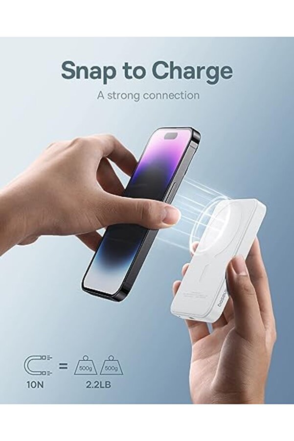 Mi̇ni̇ Powerbank 5.000 Mah 20W-Beyaz 1014773
