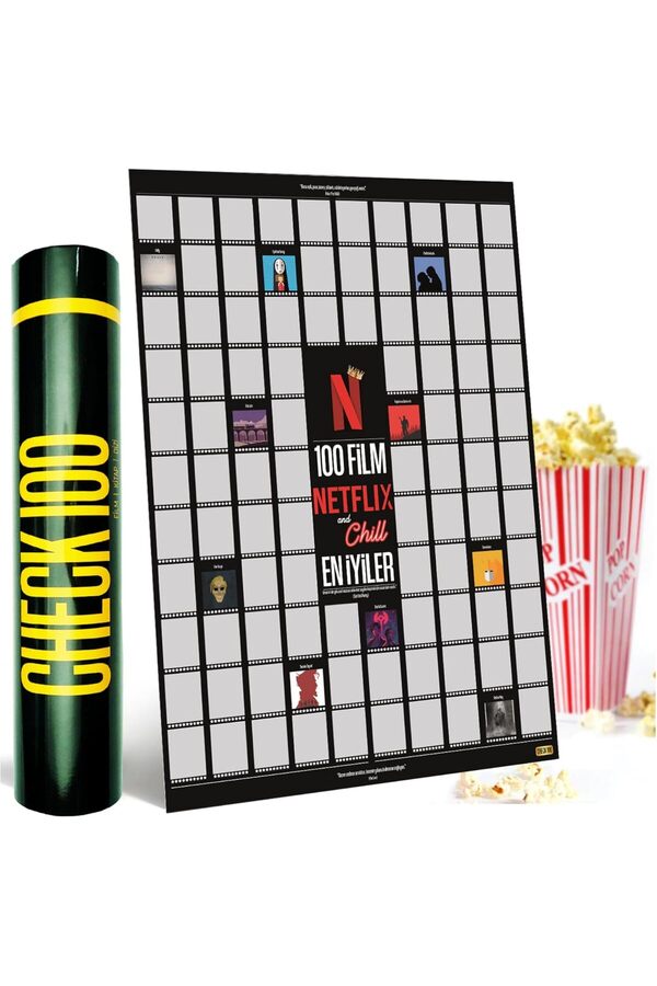 Netfli̇x And Chi̇ll 100 Fi̇lm En İyi̇ler Posteri̇ 1014773