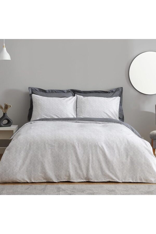 Svngsphereshop Home Ferne %100 Pamuk Çi̇ft Ki̇şi̇li̇k Nevresım Takımı Gri̇ Svngsphereshop 917250