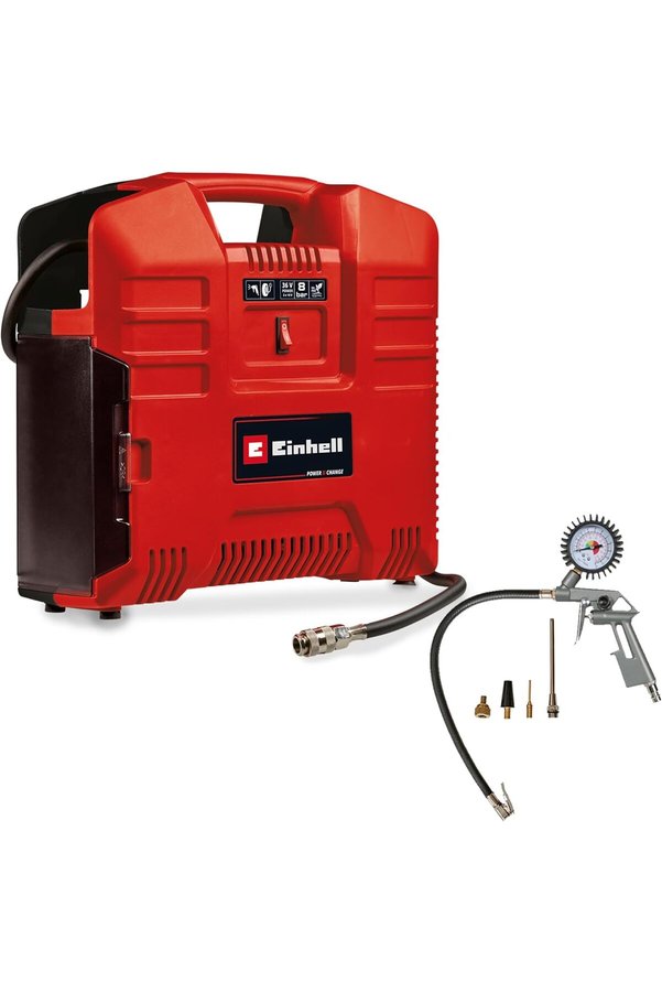STOREMAX Akülü Çanta Tipi Kompresör TE-AC 36/8 Li OF Set-Solo Power X- (36 V, maks. 8 bar, yağsız, 130 l/dk e