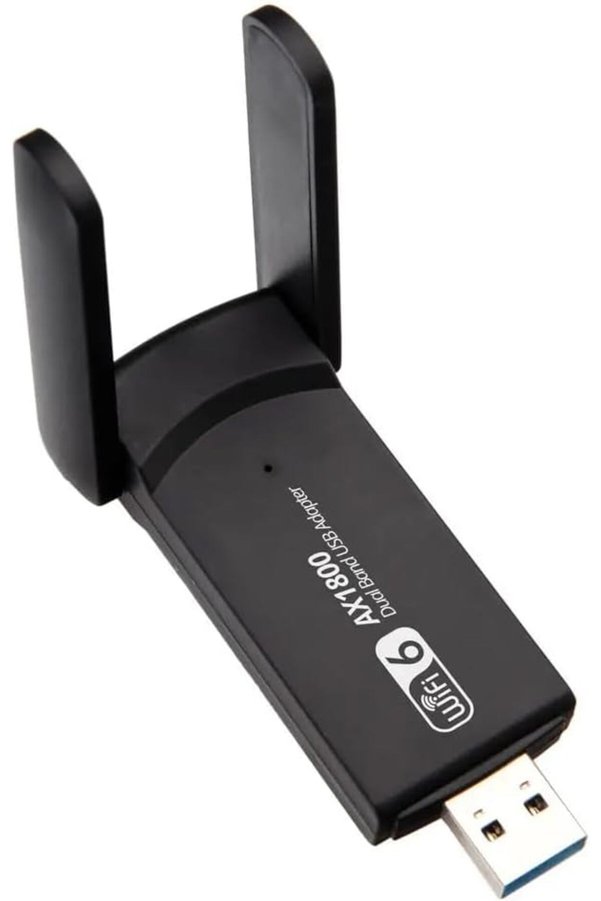 Pltenshoppng Wi̇fi̇ 6 Adaptörü Ax1800 Mbps Kablosuz Ağ Kartı Usb Dongle Dual Band Reseptör Pltenshoppn