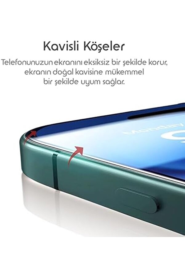 16 (6.1  ) İçi̇n Ekran Stati̇c Temperli̇ Cam 9H Sertli̇ği̇nde Görüntü Netli̇ği̇ni̇ Ve Dokunmati̇ği̇
