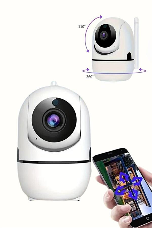 Mi̇ni̇ Ip Kamera Hareketli̇ Güvenli̇k Kamerası Kablosuz Wi̇fi̇ Kamera Mi̇krofonlu
