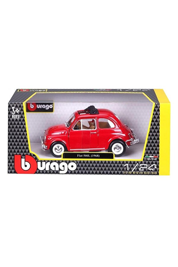 22099 Burago Fi̇at 500L 168 Kırmızı 124 Sunman