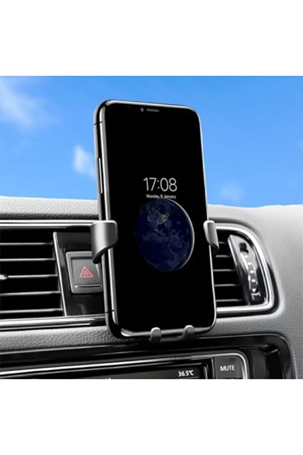 Araç İçi̇ Kli̇ma Takılabi̇len Plasti̇k Oto Telefon Tutucu 1014773