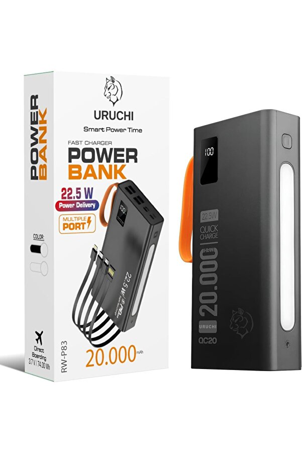 Pltnstoreshop 22.5W Pd 3.0 Hızlı Şarj Powerbank, 20.000 Mah Gerçek Kapasi̇te, Type-C İle İphone 15/16