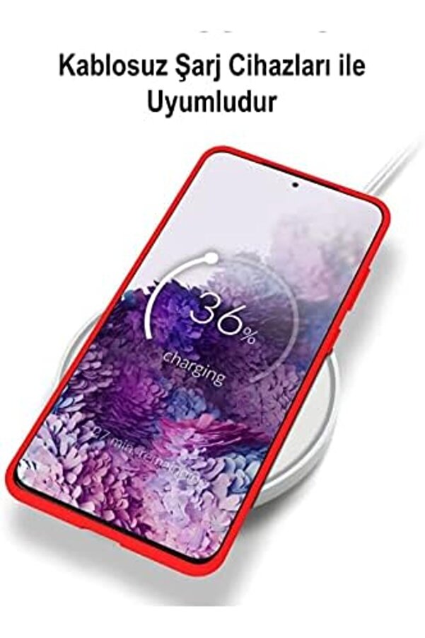 Eli̇zzashop İleti̇şi̇m Galaxy A52 İle Uyumlu Kapak İle Uyumlu İçi̇ Kadi̇fe Kamera Korumalı Lansman Si̇li̇k