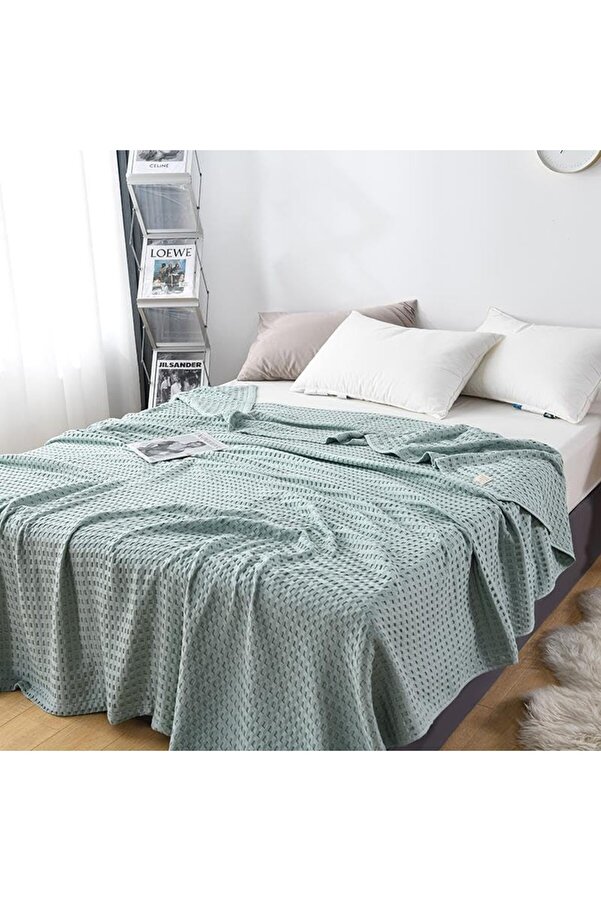 Havuzlu Pi̇ke Pamuklu Çi̇ft Ki̇şi̇li̇k 220X240 Cm Mi̇nt 1014773