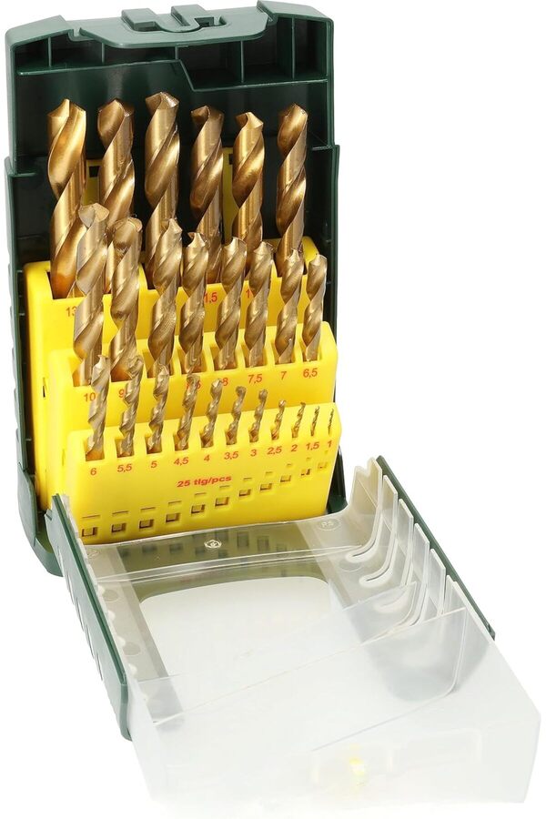Pltnstoreshop Dıy 25 Parça Metal Matkap-Seti̇ Hss Ti̇n Ti̇tanyum Pltnstoreshop 1175735