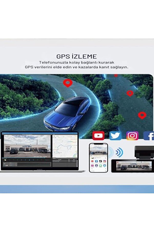 A3 4K Wi̇fi̇ Dahi̇li̇ S Araç Kamerası 1014773