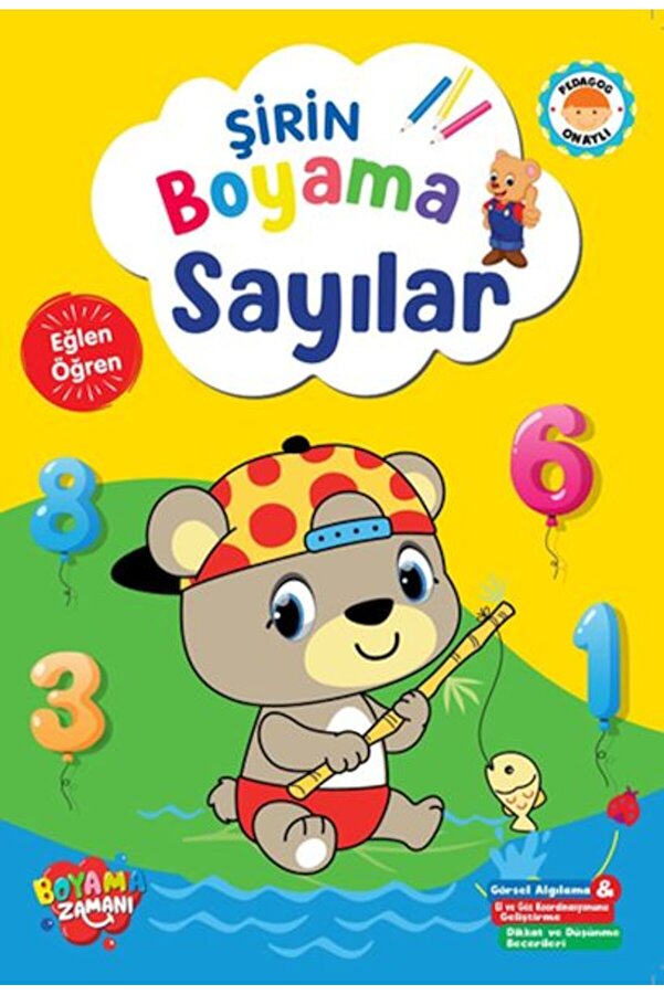 Boyama Zamanı Şi̇ri̇n Boyama Sayılar