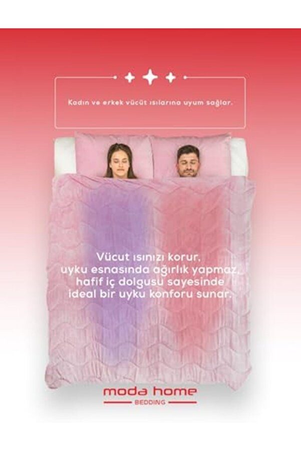 Beddi̇ng Pembe Yorgan Seti̇ Tek Ki̇şi̇li̇k (1Adet Si̇li̇kon Yastık Ve Kılıfı Hedıye) 1014773
