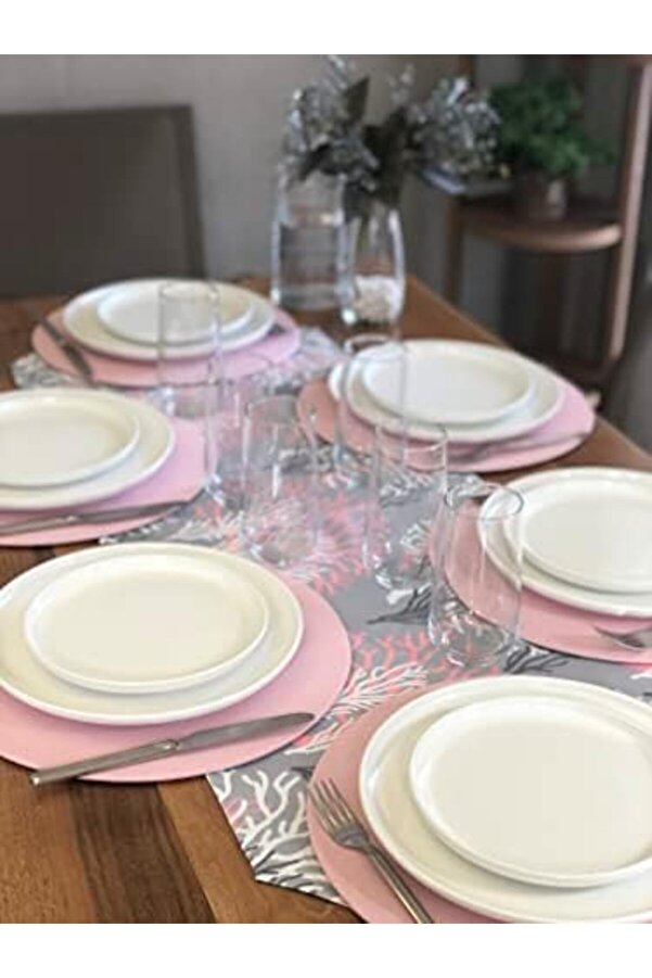 İzmi̇r Servi̇s, 6  Lı Supla Ve Runner Pembe Tk6 1014773