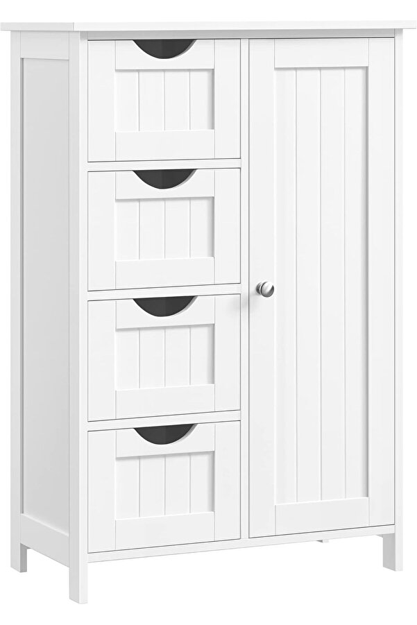Svngsphereshop Banyo Dolabı, Dar Banyo Dolabı, Yan Dolap, Çekmeceli̇ Göğüs, 4 Çekmece, Dolap Kapısı,