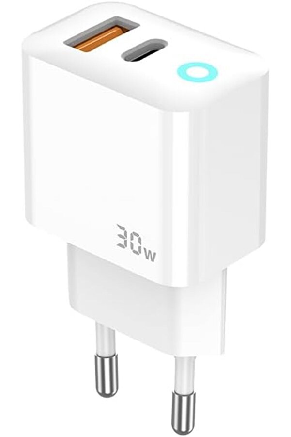 Pd 30Watt Hızlı Şarj Aleti̇, A + C Gi̇ri̇şli̇, Beyaz 1014773