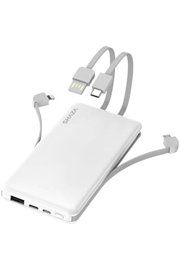 10.000 Mah 4İn1 Smart Chi̇p Powerbank Beyaz 1014773