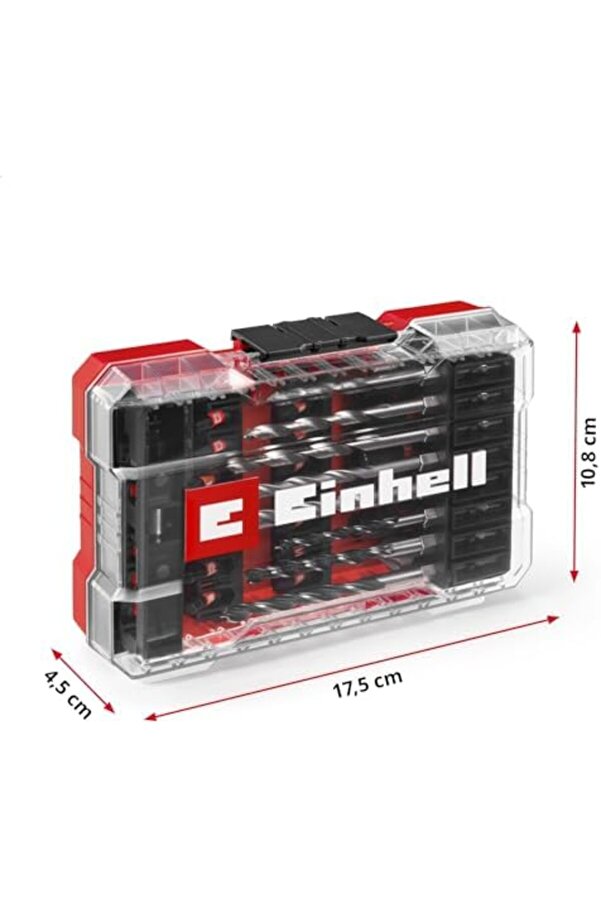 M- 39-Parça Darbeye Dayanıklı Set (25 Mm Uçlar, Metal Matkap, Ahşap, Taş, 60 Mm Tutucu, Lokma Anahta