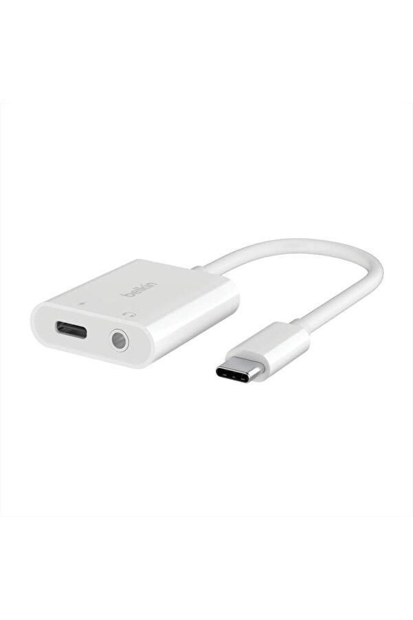 Rockstar™ 3,5 Mm Ses + Usb-C® Şarj Adaptörü, Usb-C 60W Güç Dağıtımlı Kulaklık Adaptörü İphone 15, İp