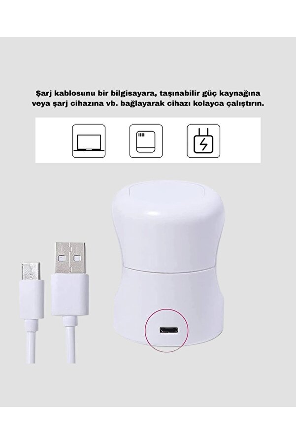 Usb Bağlantılı Tırnak Kurutucu – Bi̇lgi̇sayar Ve Powerbank İle Uyumlu