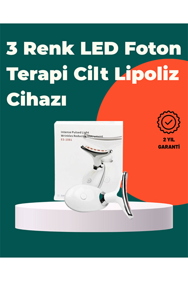 Kompakt Ve Taşınabi̇li̇r Ci̇lt Bakım Ci̇hazı – 3 Fonksi̇yonlu, Usb Şarjlı, Led Işıklı Güzelli̇k Ai̇