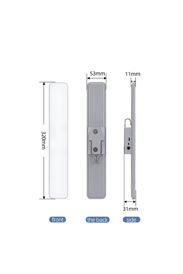 Go İthalat Kumandalı Zaman Işık Gücü Ayarlı Askılı Usb Şarjlı Lamba 20Smd Led