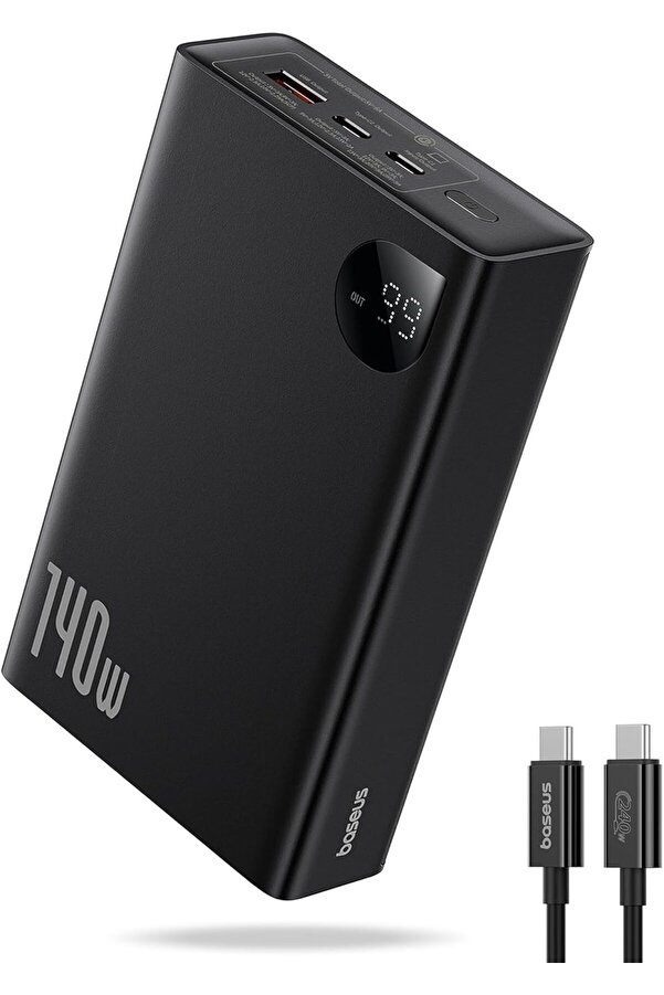 Adaman Overseas Edi̇ti̇on 24.000 Mah 140W Powerbank-Si̇yah 1014773