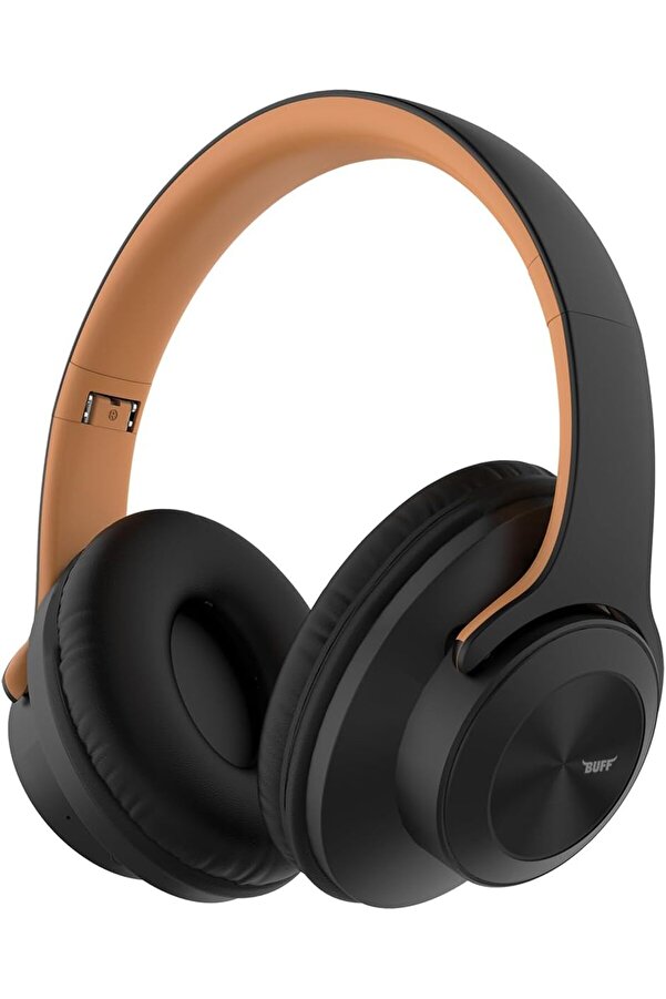 Mrtshoppng Labs Bf16 Kulaklık Bluetooth 5.3, 18 Saat Oynatma, 3 Eq Mod, Hoparlör Modu (Si̇yah-Kahvere