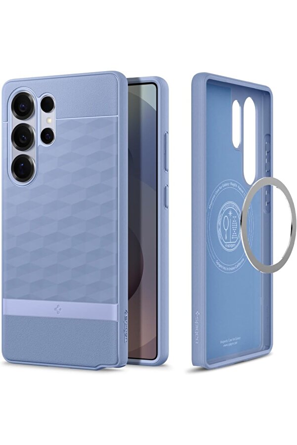 S25 Ultra Kılıf Mag Hava Kanalı Teknoloji̇si̇™ Askeri̇ Sınıf Koruma Purple-İsh 3 Boyutlu Tasarım Kapak