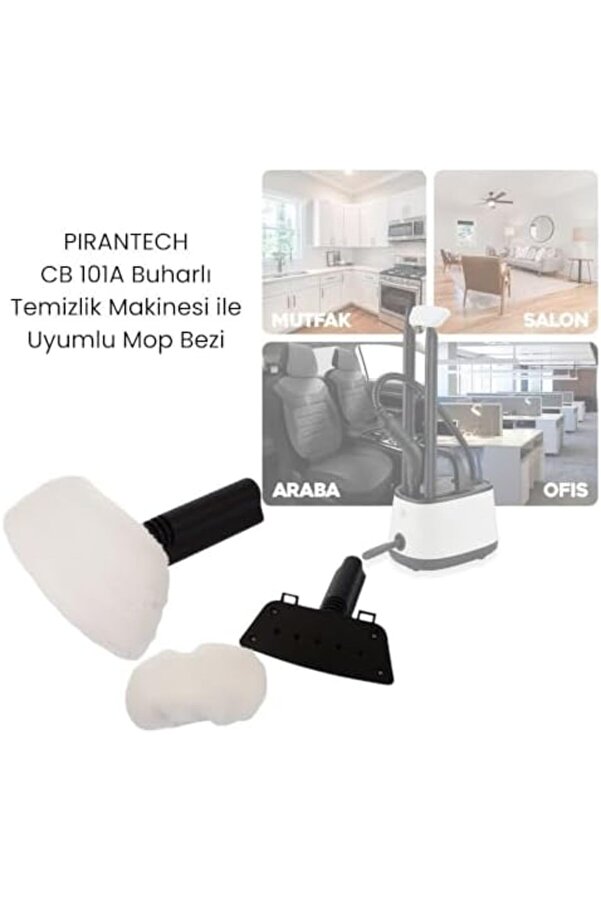 Cb 101A Buhar Maki̇nesi̇ İle Uyumlu Mop Bezi̇ 2 Li̇ 1014773
