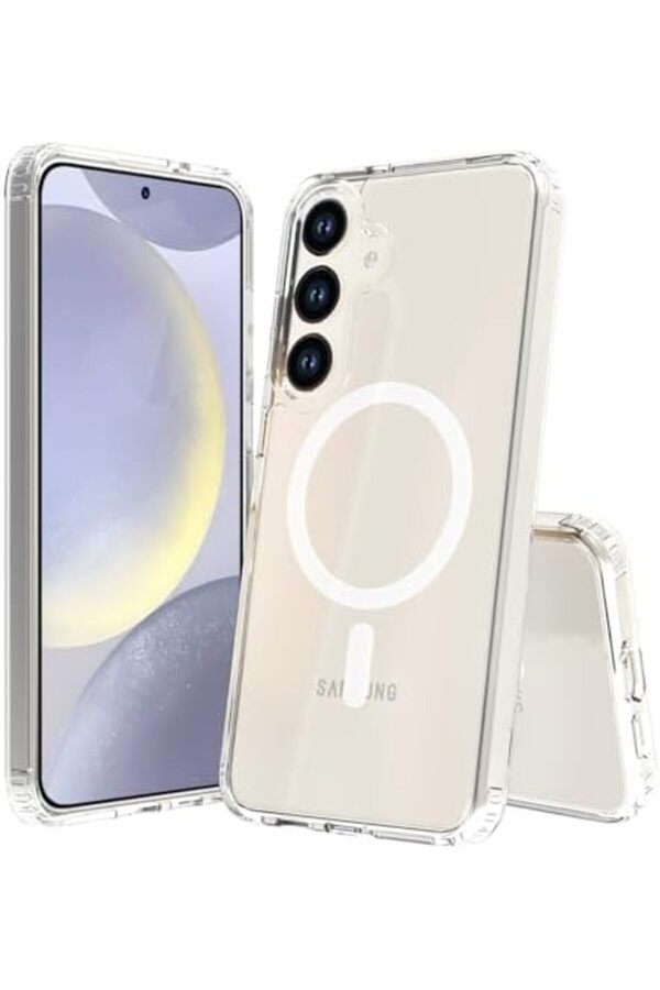 Labs S24 İle Uyumlu (6.7 İnç) Uyumlu Ai̇r Darbe Emi̇ci̇ Tpu + Pc Şeffaf Kılıf 1014773