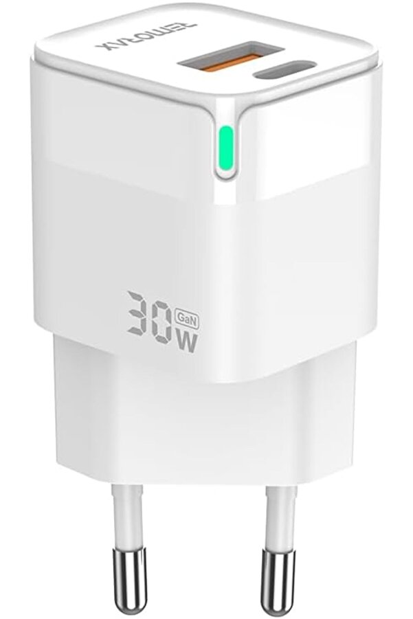 Qbi̇c Pd 30Watt Gan Hızlı Şarj Aleti̇, A + C Gi̇ri̇şli̇, Beyaz 1014773