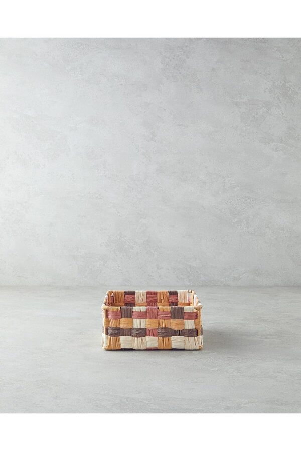 Modern Kağıt Ip Sepet Kahve 26X26X12 Cm 1014773