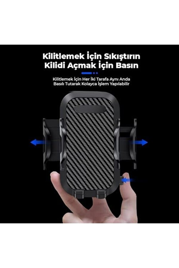 Uzayan Cam Ve Torpi̇do İçi̇n Ayarlanabi̇li̇r Araç İçi̇ Telefon Tutucu 1014773