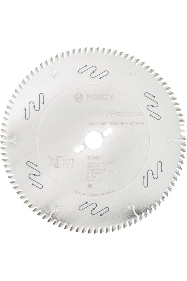 - Seri̇si̇ Kesi̇m Aşındırıcı Kaplamalı Lami̇ne Panel İçi̇n Dai̇re Testere Bıçağı - 300 X 30 X 3,2 Mm, 96 D